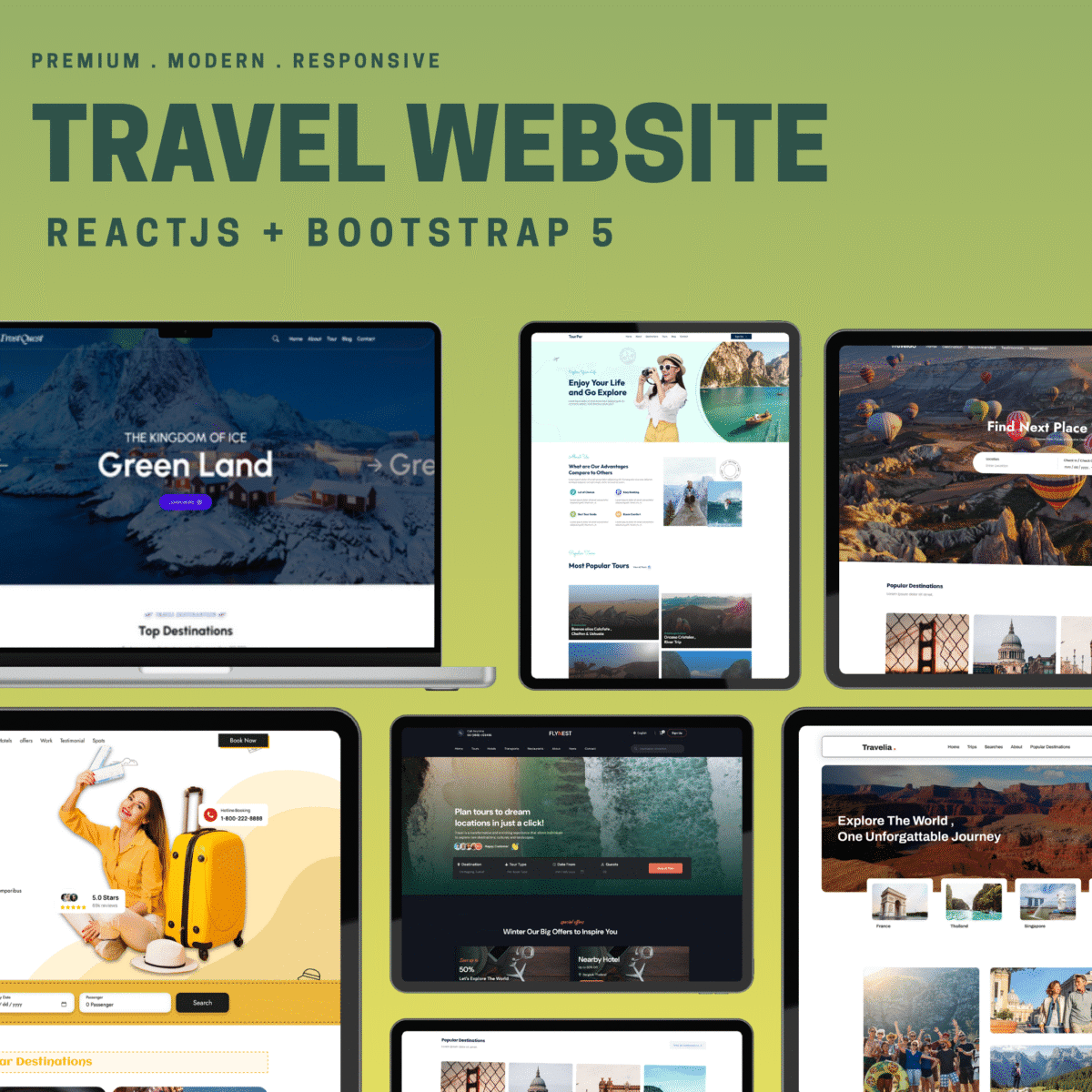 Next Js React JS Tailwind CSS Website Templates - Image 2