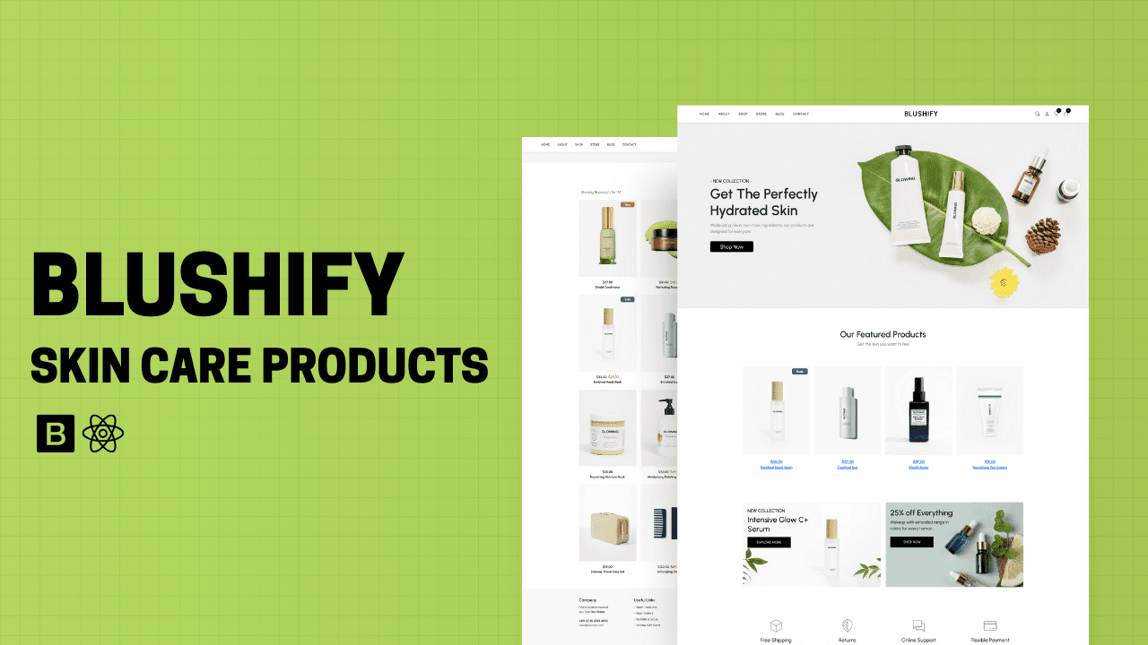 SKIN CARE Products Website