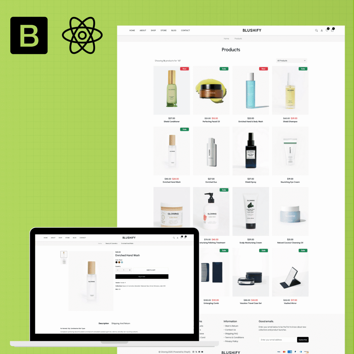 Blushify – A Beauty Products E-Commerce Template - Image 2
