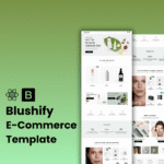 Blushify E-Commerce Website using React.Js and BootStrap