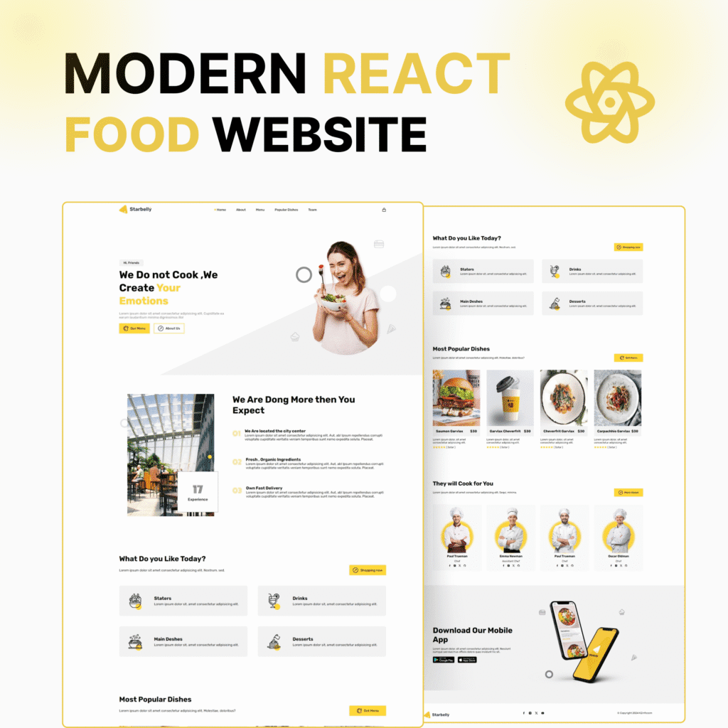 Modern-react-food