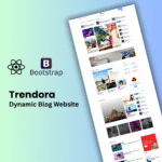 Dynamic Blog Website React&Bootstrap