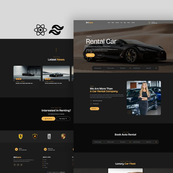drivora-car-rental-website