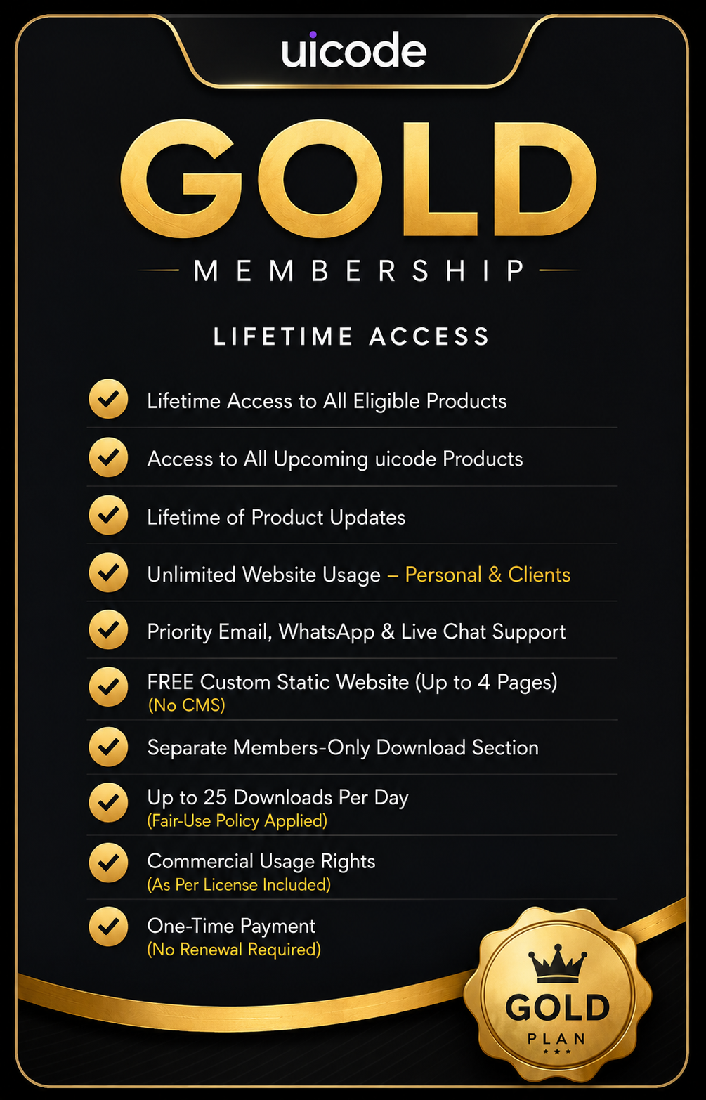 gold-membership-lifetime